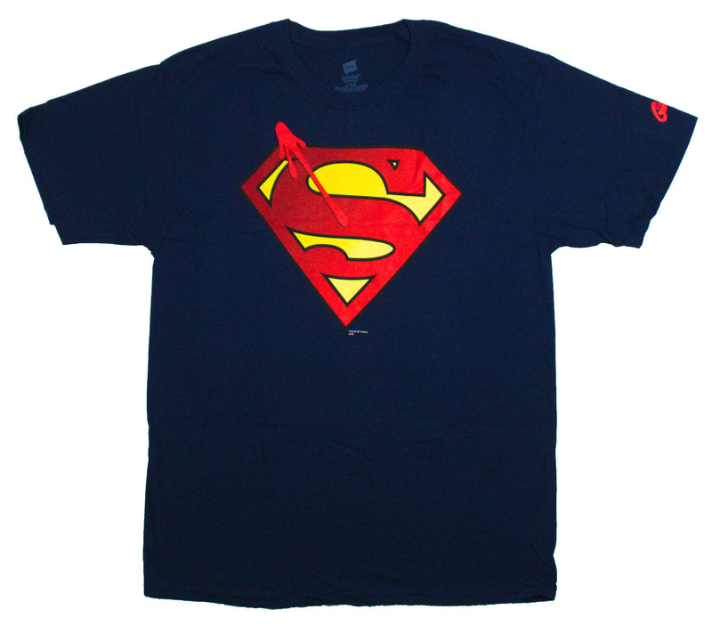 Graphitti Designs Superman Watchmen Doomsday Clock NOS DEADSTOCK VINTAGE T-SHIRT