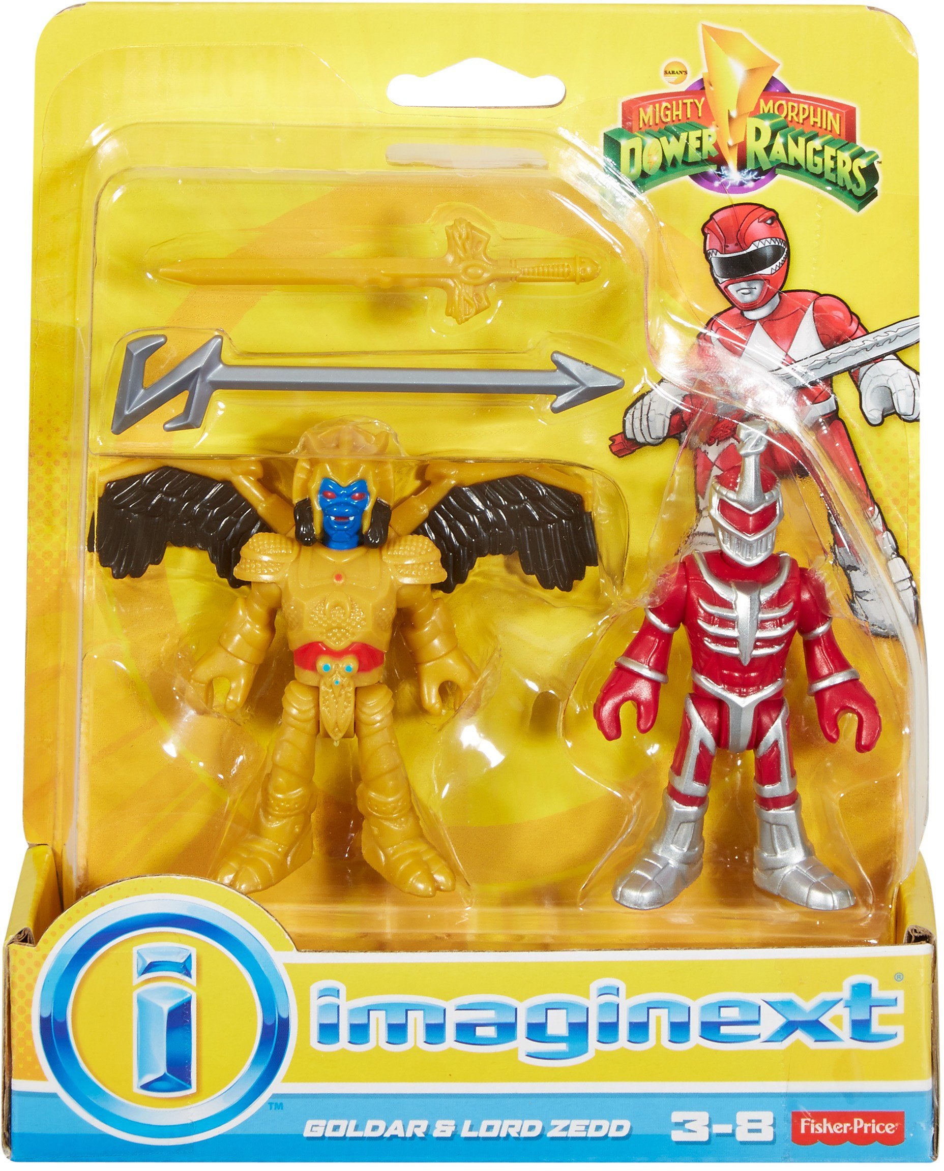 Fisher-Price Imaginext Power Rangers Goldar and Lord Zedd Action Figure