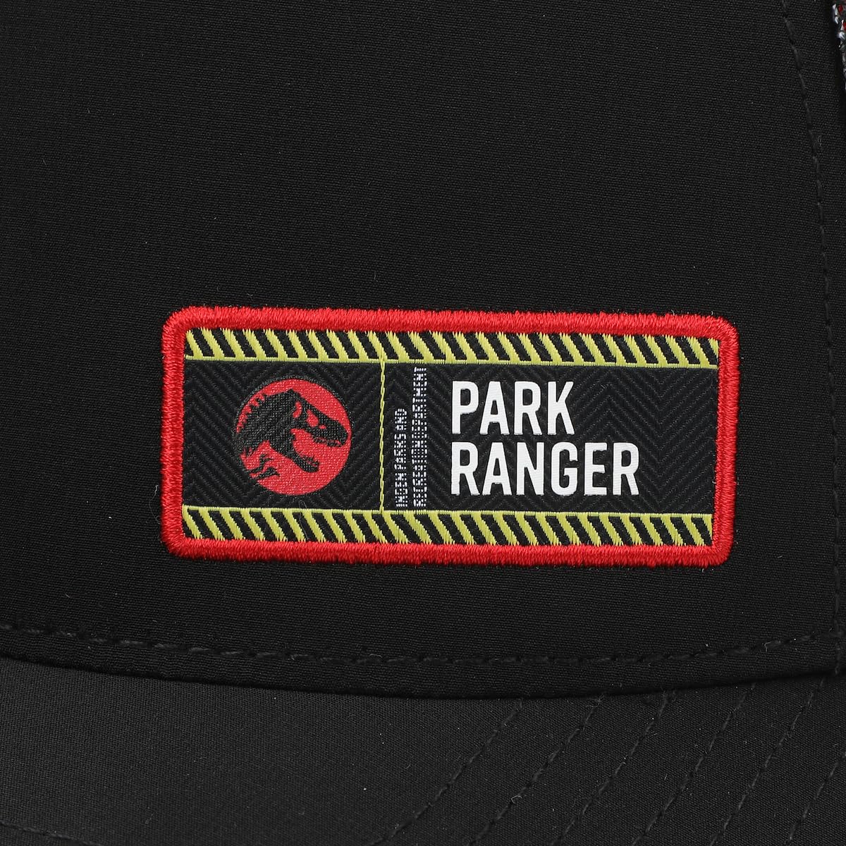Bioworld Jurassic Park Ranger Water Resistant Adult Trucker Hat Multicolored