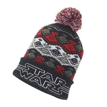 Star Wars Multicolored Star Wars Youth Knit Hat with POM - M TRG