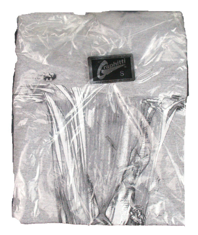 Graphitti Designs Batman Pencil Sketch NOS DEADSTOCK VINTAGE T-SHIRT