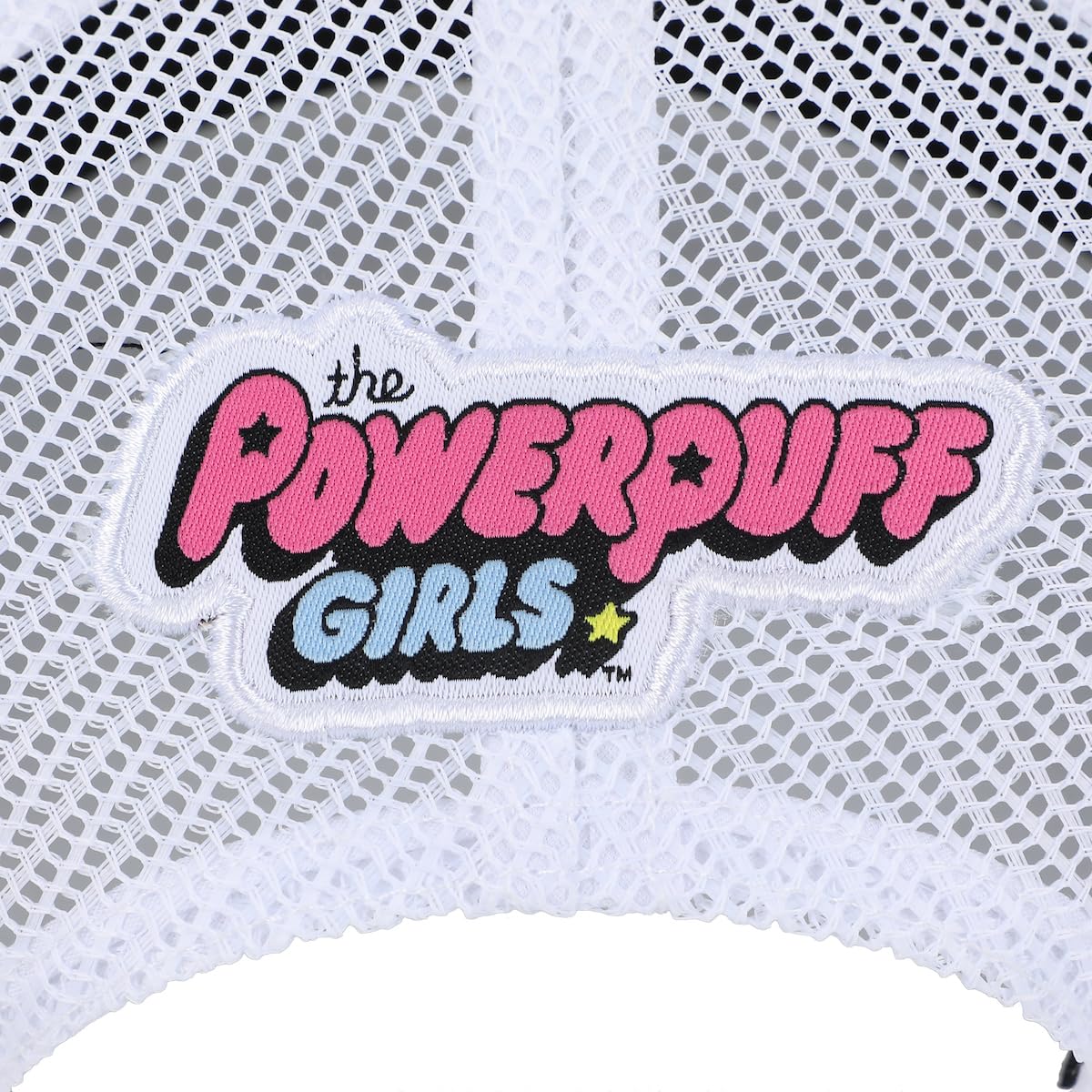 Bioworld Powerpuff Girls Women's Mesh Trucker Hat White