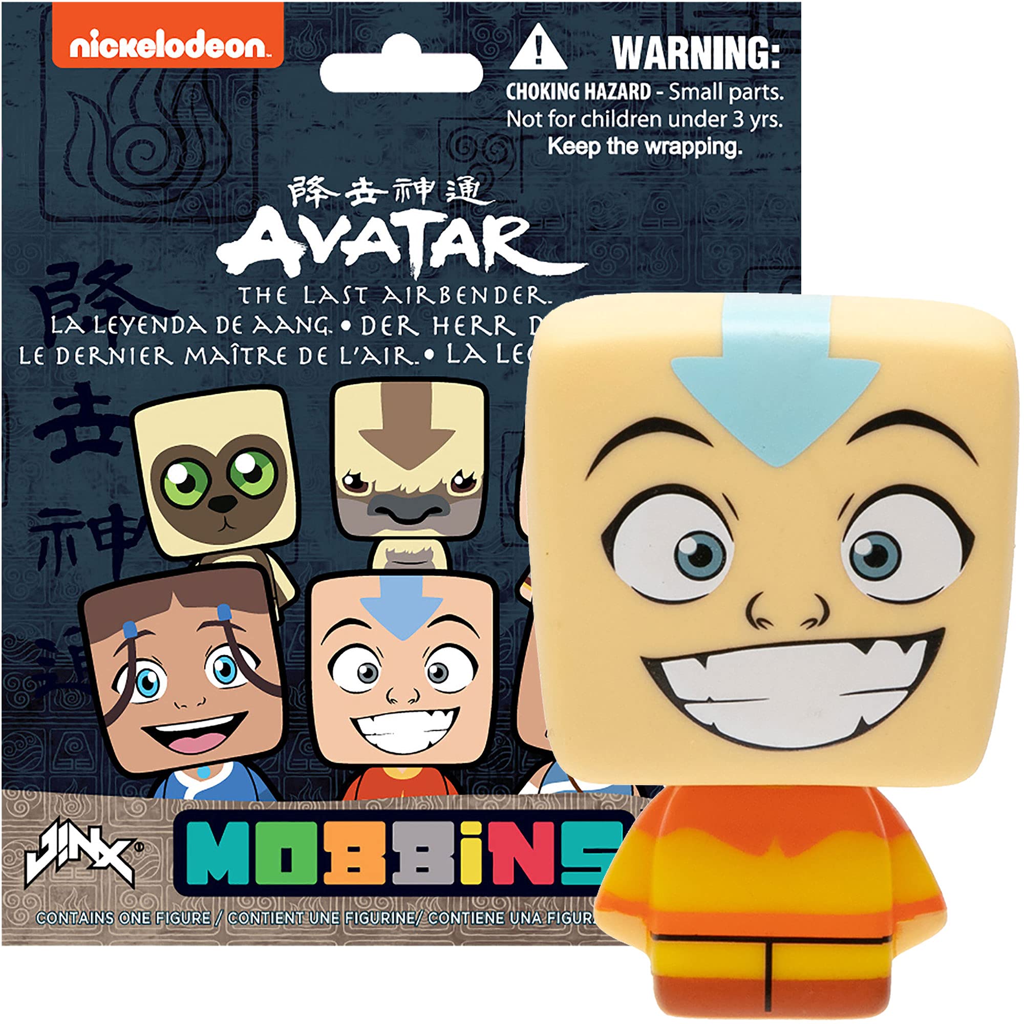 JINX Avatar: The Last Airbender Mobbins Toy Blind Pack (One Mystery Figure), 2-in Vinyl Figure from Nickelodeon TV Series for Fans Ages 3+