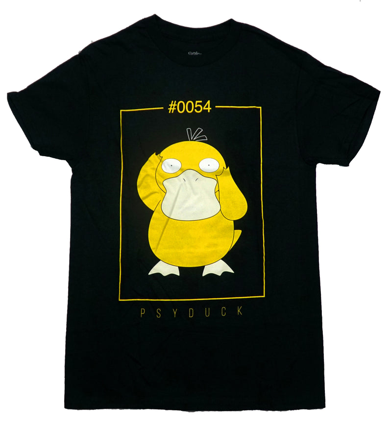 Pokemon Mens T-Shirt - PsyDuck #0054 Inside Yellow Outlined Box