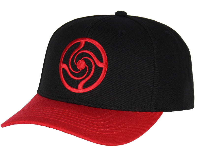 Bioworld Jujutsu Kaisen High School Logo Embroidered Design Adult OSFM Precurved Snapback Hat for Men and Women Black