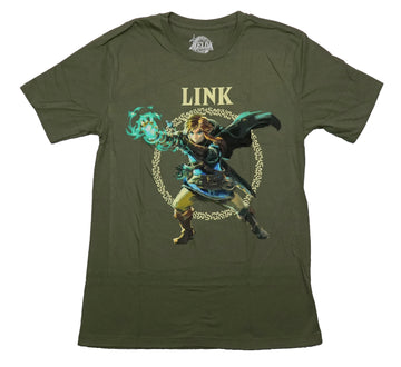 The Legend of Zelda Mens T-Shirt - Tears of the Kingdom Link Power Move