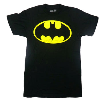 Batman Mens T-Shirt - Classic Bright Yellow Logo