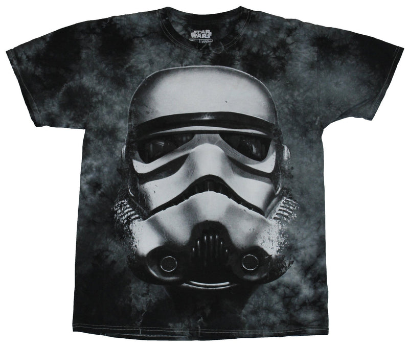 Star Wars Mens T-Shirt - Giant Stormtrooper Realistic Face Image