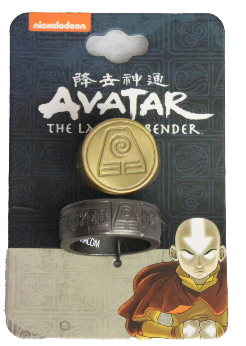Avatar the Last Airbender 8 Zinc All 4 Nations Ring Sets Sizes 7 And 8