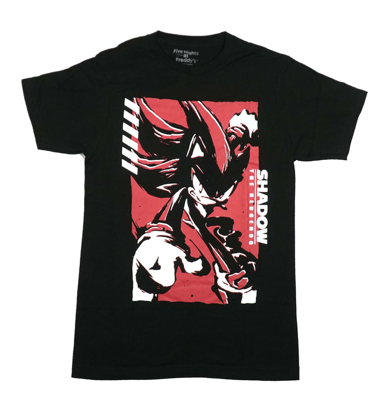 Sonic the Hedgehog Mens T-Shirt -  Fighting Red Pose by Shadow Name