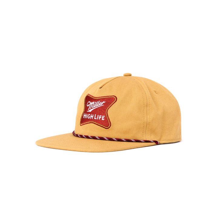 Miller Beer Men's Snapback Hat Retro Cord Logo Hat