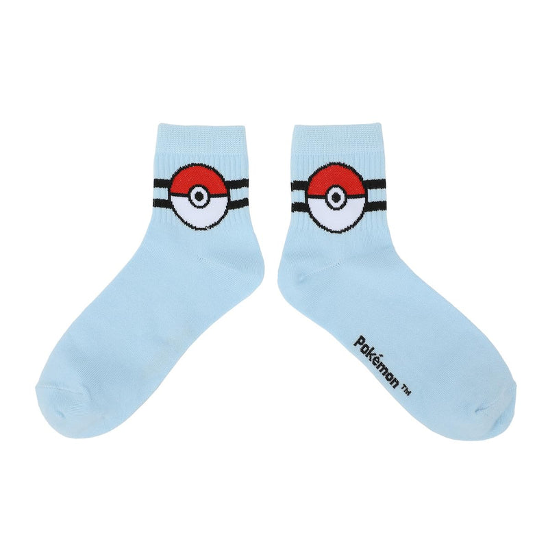 Bioworld Pokémon Pikachu Women’s 3-Pair Athletic Quarter Crew Socks
