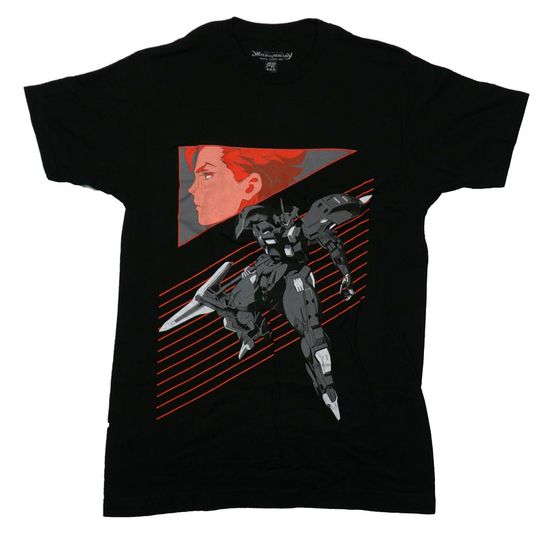 Mobile Suit Gundam  Mens T-Shirt -The Witch from Mercury Guel Jeturk Logo - Inmyparentsbasement.com