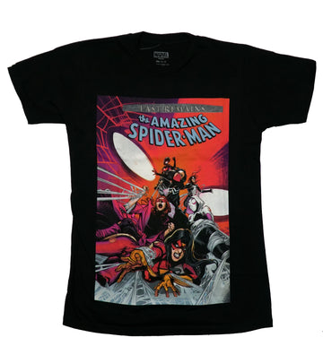 Spider-Man Mens T-Shirt - Women Spiderheroes Face Background