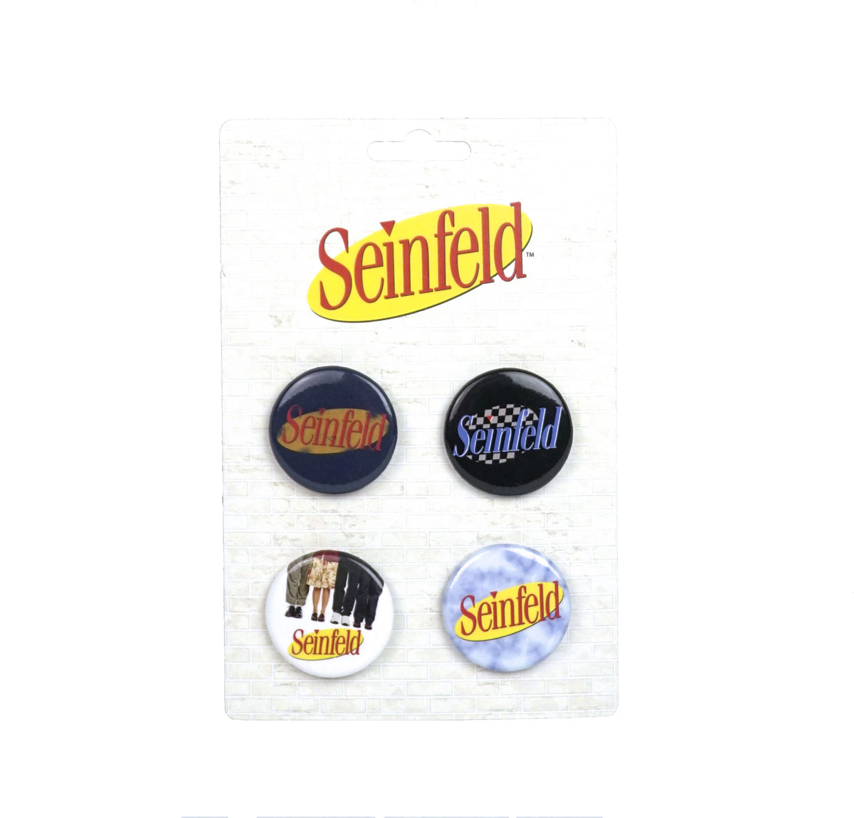Ripple Junction Seinfeld Button set of 4 — Inmyparentsbasement.com