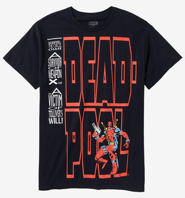 Deadpool  Mens T-Shirt - Classic Circle Chase Cover Image