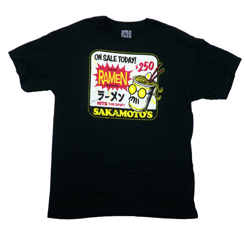 Saka Moto Days Mens T-Shirt - On Sale Cup of Ramen Noodles Ad - Inmyparentsbasement.com