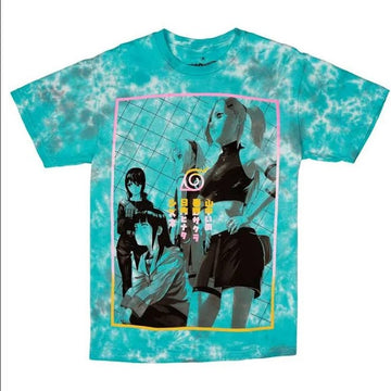 Naruto Shippuden Mens T-Shirt - Shinobi Girl Cast Outline Drawing Image