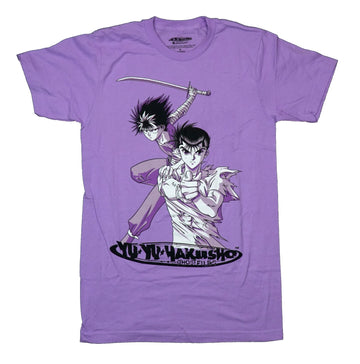 Yu Yu Hakusho Mens T-Shirt - Yuske Hei Ghost Files Duo Image