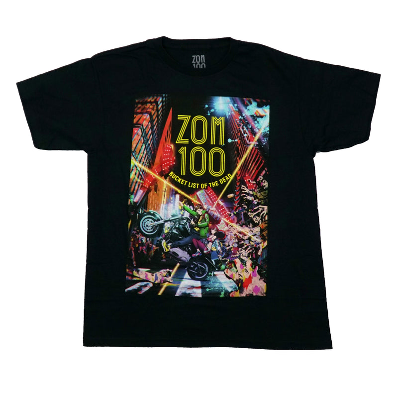 Zom 100 Bucket List of the Dead Mens T-Shirt -  Motorcycle Dead Reaching