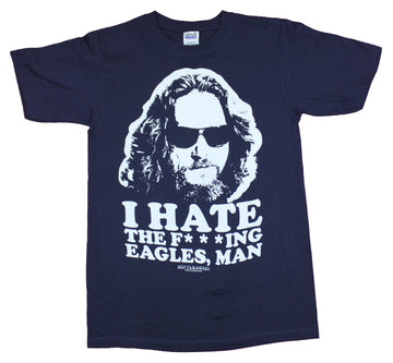 The Big Lebowski Mens T-Shirt  - I Hate The Fing Eagles Man Image