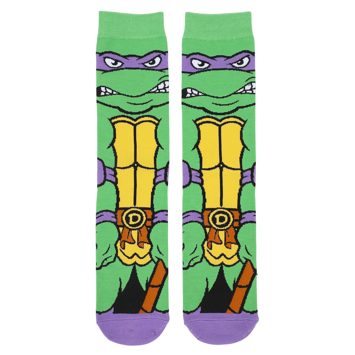 Bioworld Teenage Mutant Ninja Turtles Animigos Men’s Crew Socks - Inmyparentsbasement.com
