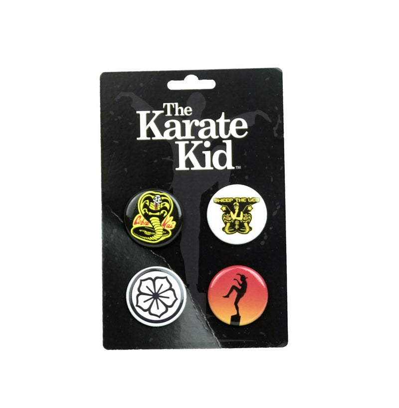 Ripple Junction The Karate Kid Button set of 4