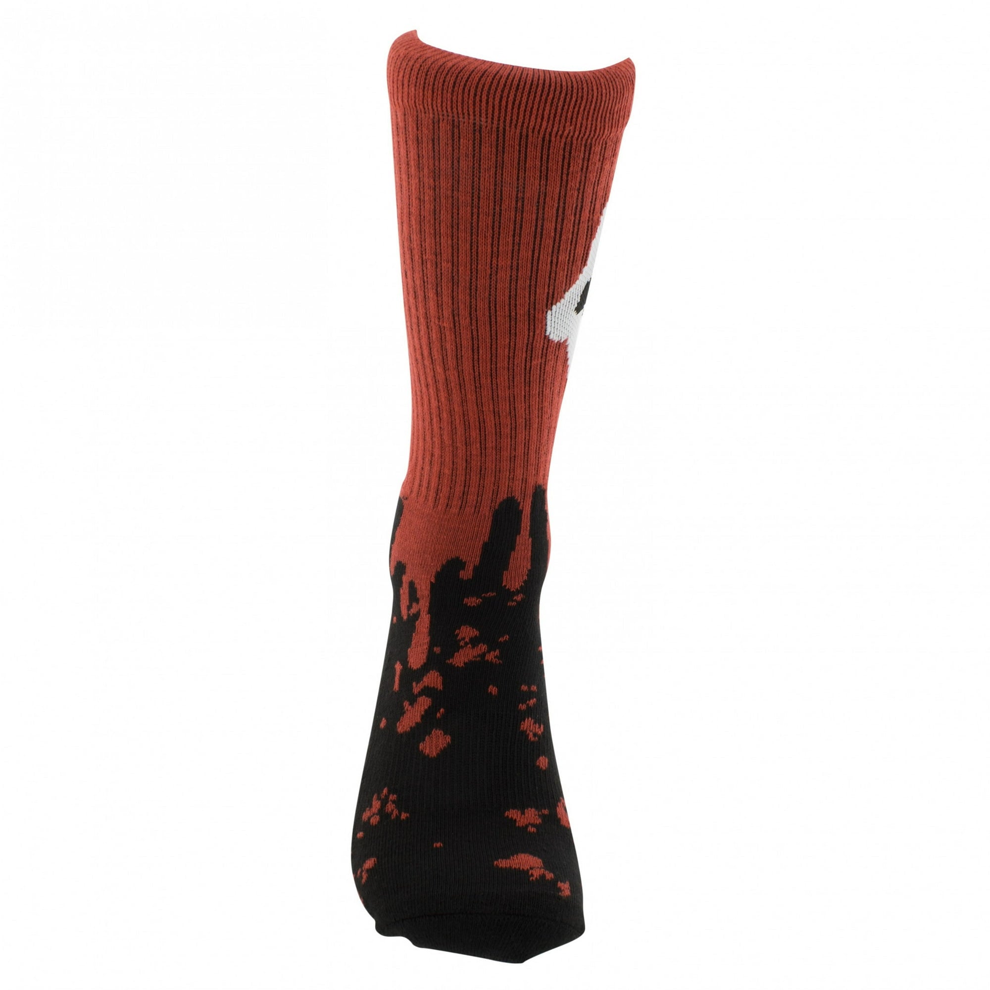 Scream Ghostface Red and Black Crew Socks