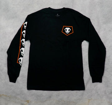 Bleach Mens Long Sleeve T-Shirt - Lapel Soul Reaper Logo Ichigo Kurosaki Back