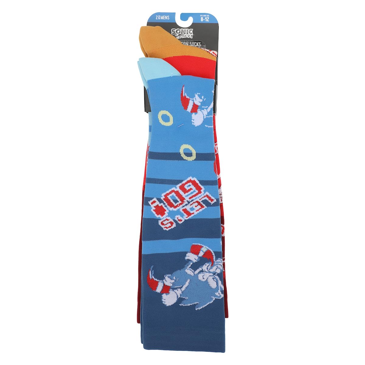 Bioworld Sonic the Hedgehog Sonic and Knuckles Athletic Compression Socks