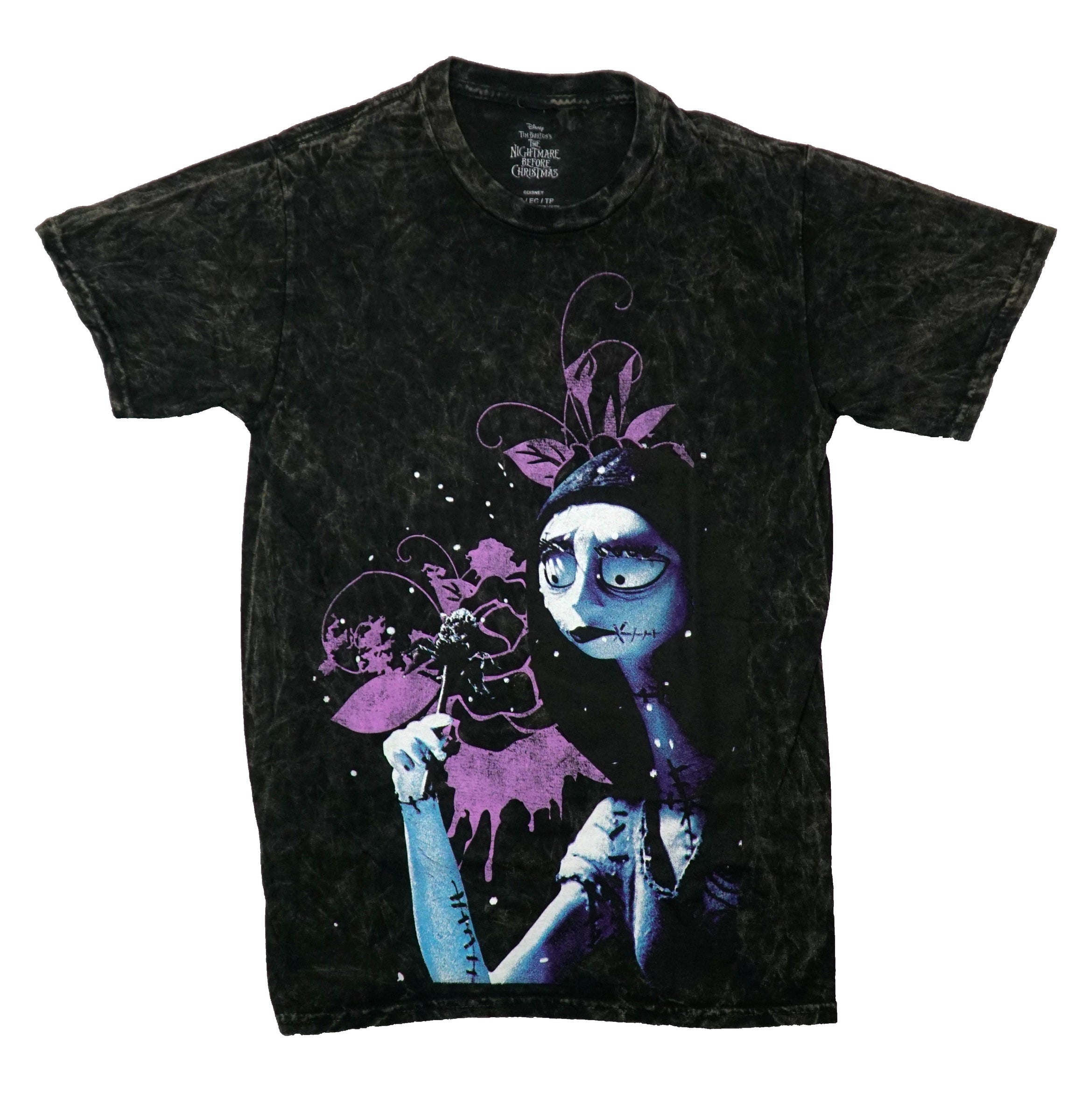 The Nightmare Before Christmas Mens T- Shirt - Sally Front Jack Back A ...
