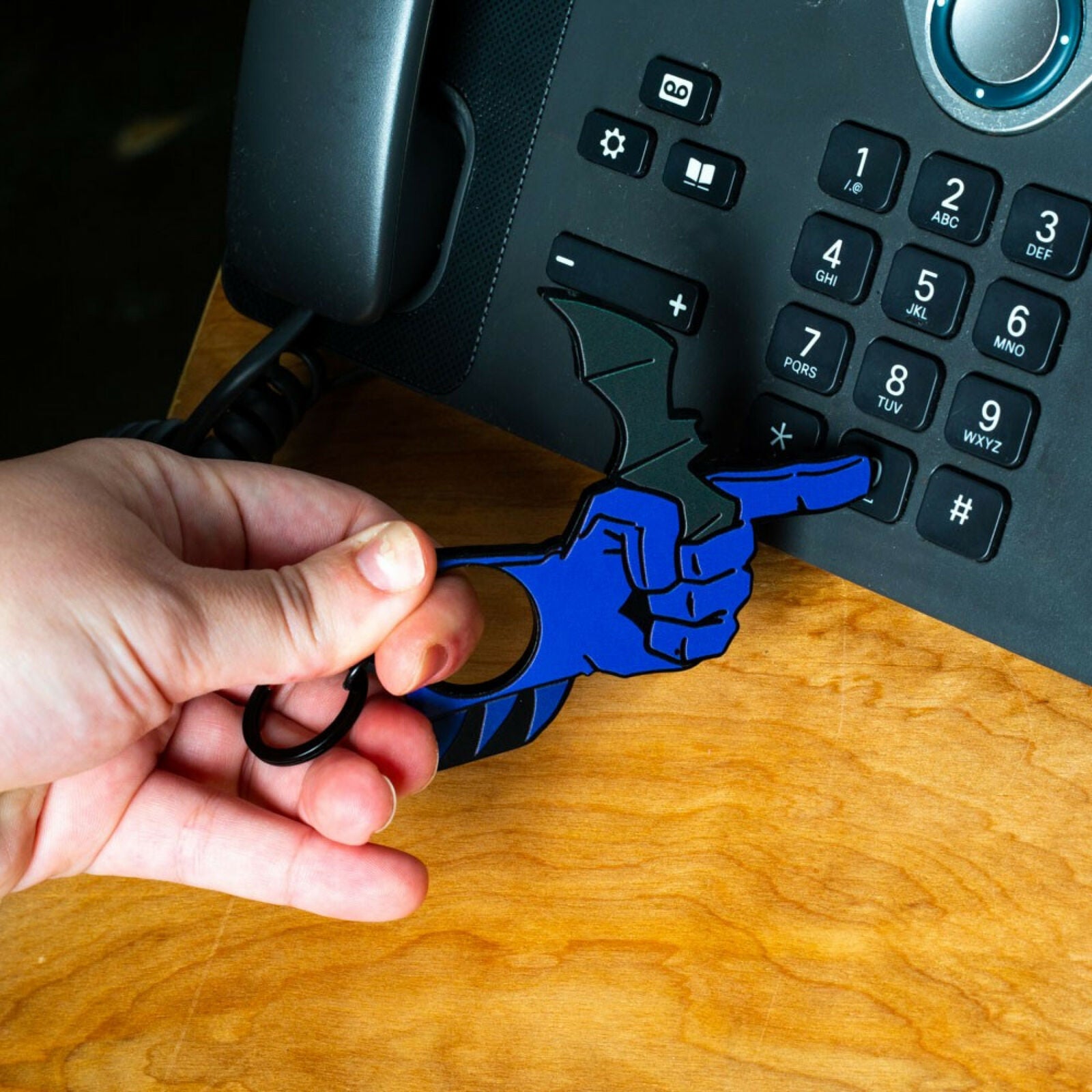 DC Batman Touch Free Keychain