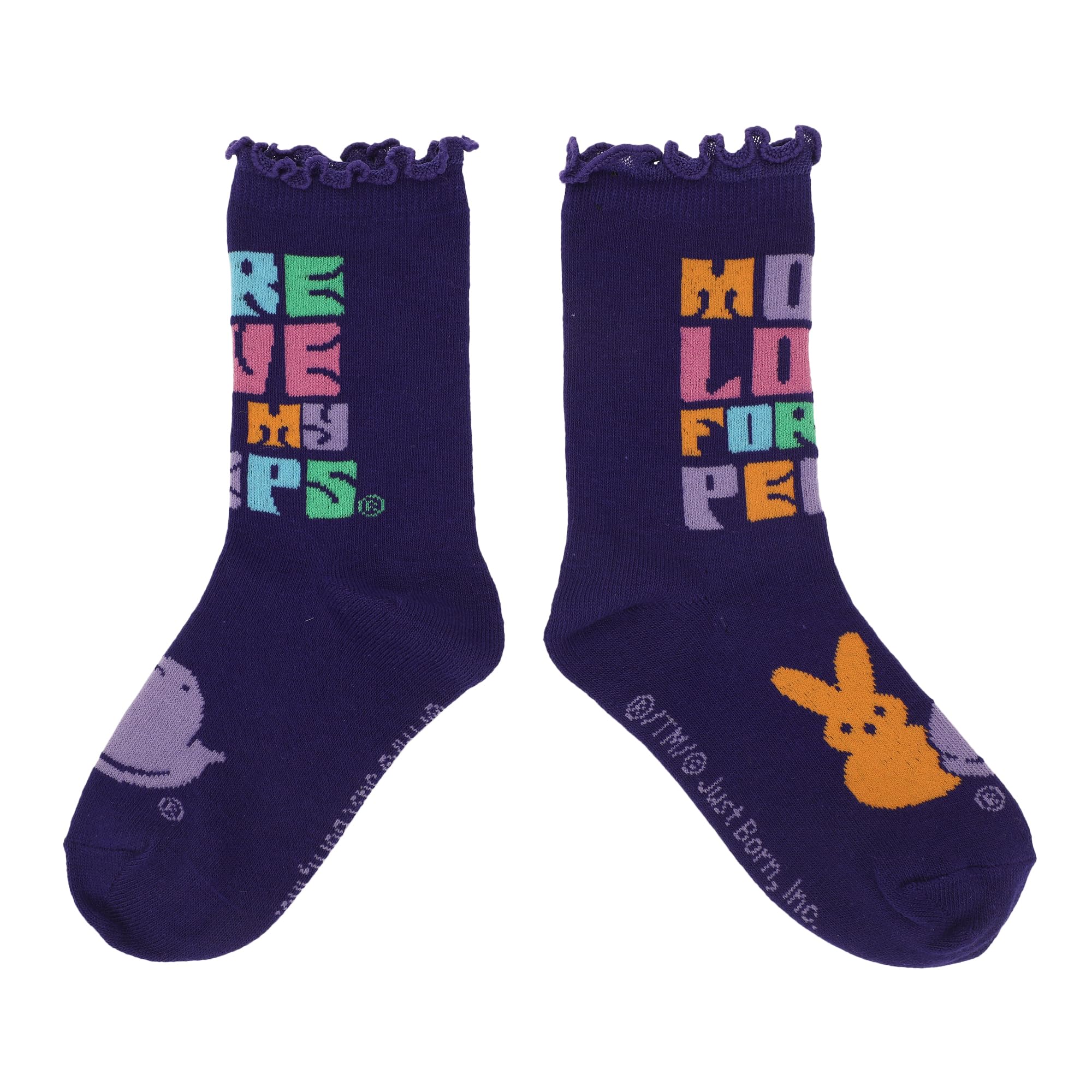 Bioworld Peeps More Love For My Peeps Youth 3-Pair Crew Socks