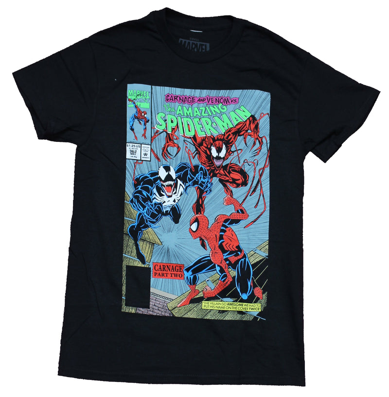 Spider-man Mens T-Shirt - Amazing 362 Carnage Venom Cover Image
