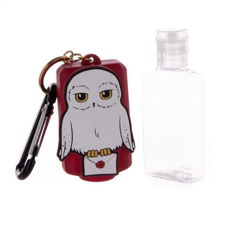 Harry Potter Hedwig Rubber Hand Sanitizer Bottle Holder Keychain