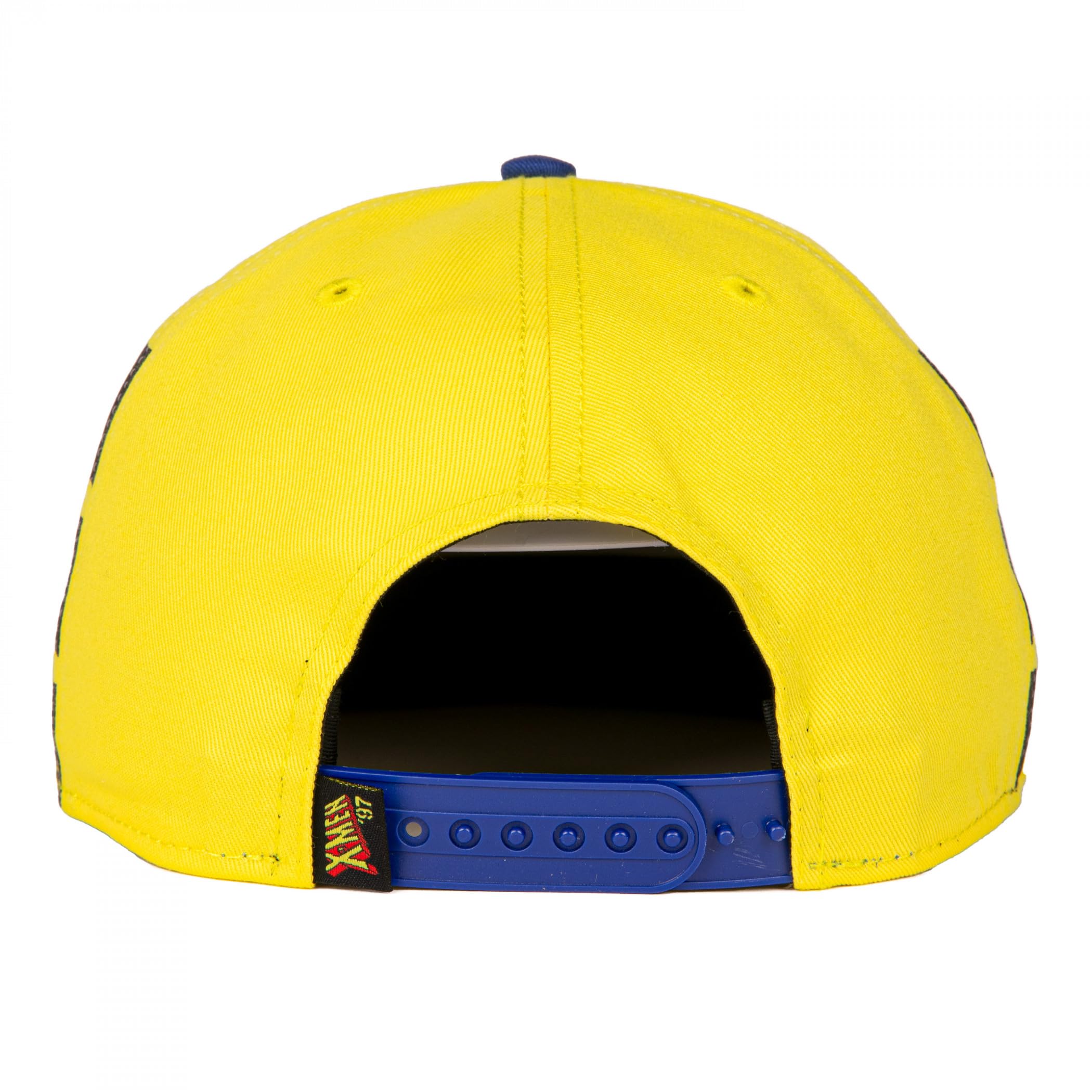 X-Men Wolverine Under Bill Art Flat Brim Hat Yellow
