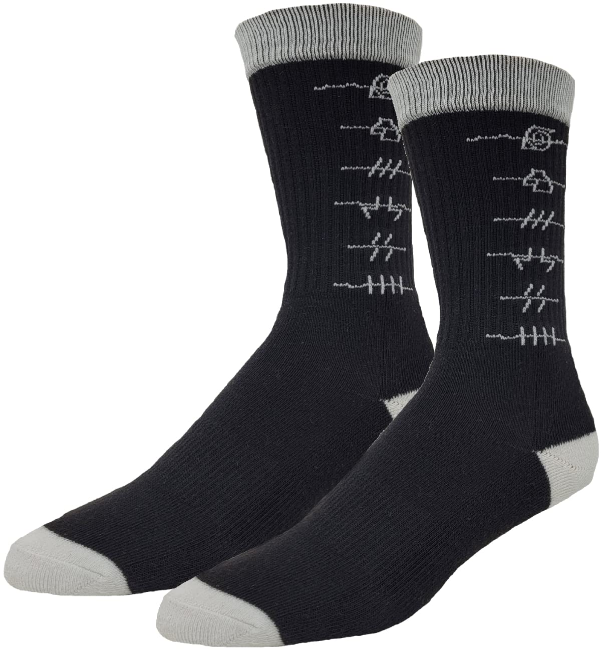 Ripple Junction Naruto Shippuden 2 Pack Adult Crew Socks Akashi Clouds