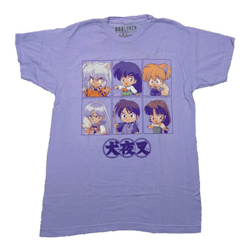 InuYasha Mens T-Shirt - Main Cast Chibi Character Boxes