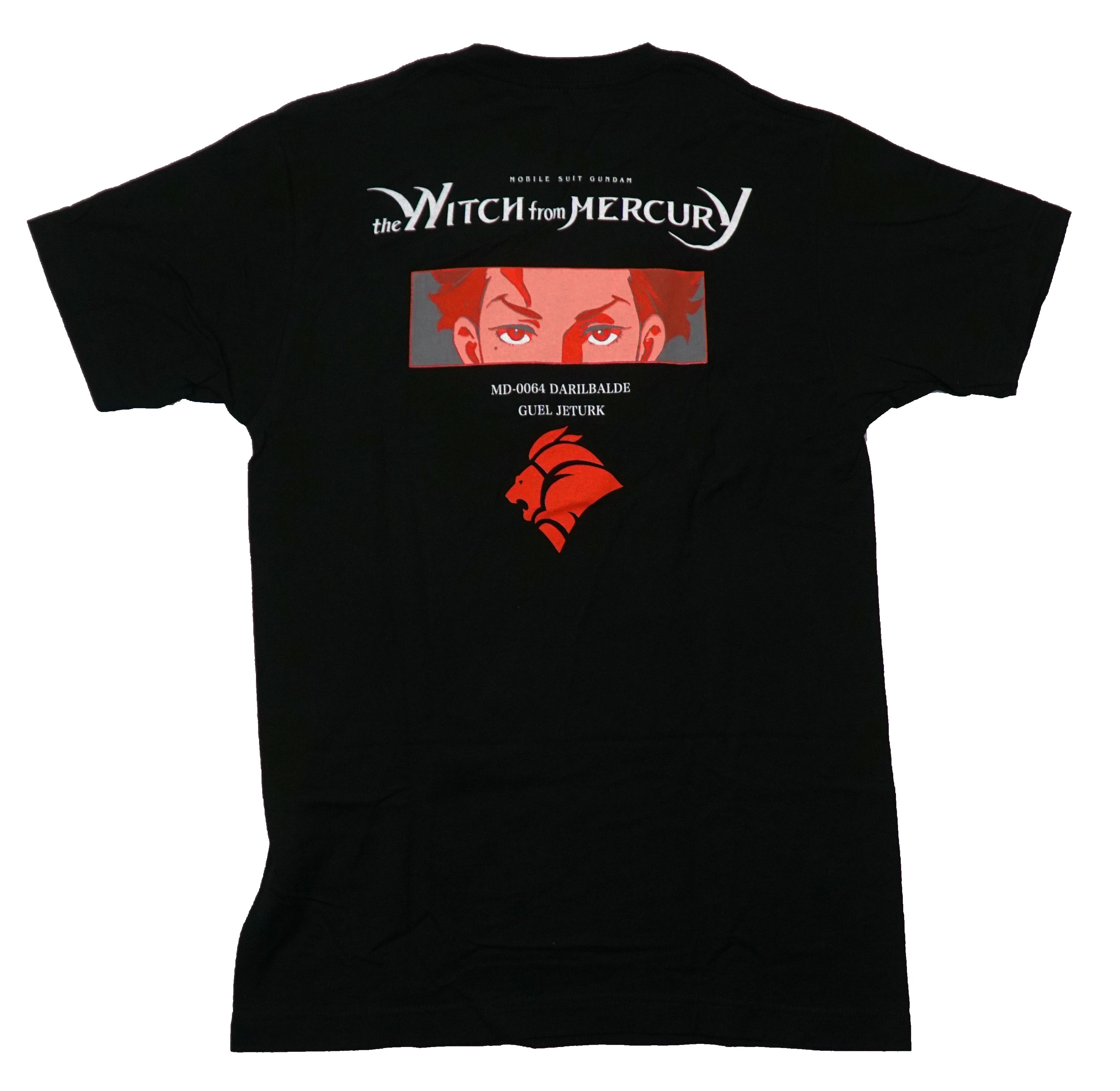 Mobile Suit Gundam  Mens T-Shirt -The Witch from Mercury Guel Jeturk Logo
