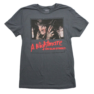 A Nightmare On Elm Street Mens T-Shirt - Freddy Smiling  Warehouse Name