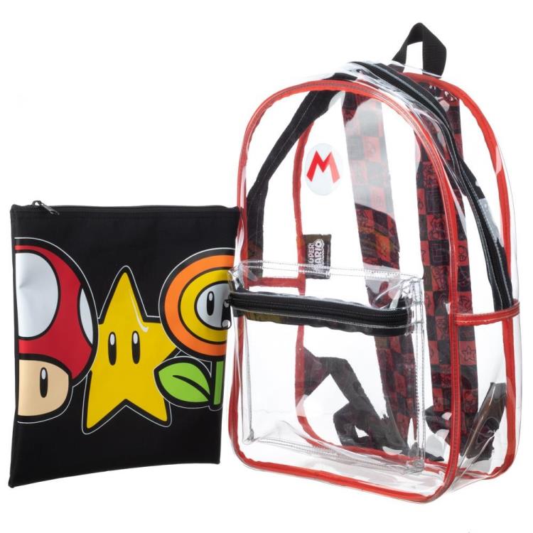 Super Mario Clear Backpack Power Ups