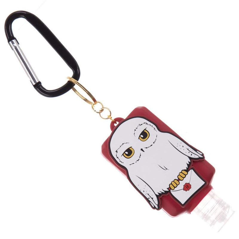 Harry Potter Hedwig Rubber Hand Sanitizer Bottle Holder Keychain
