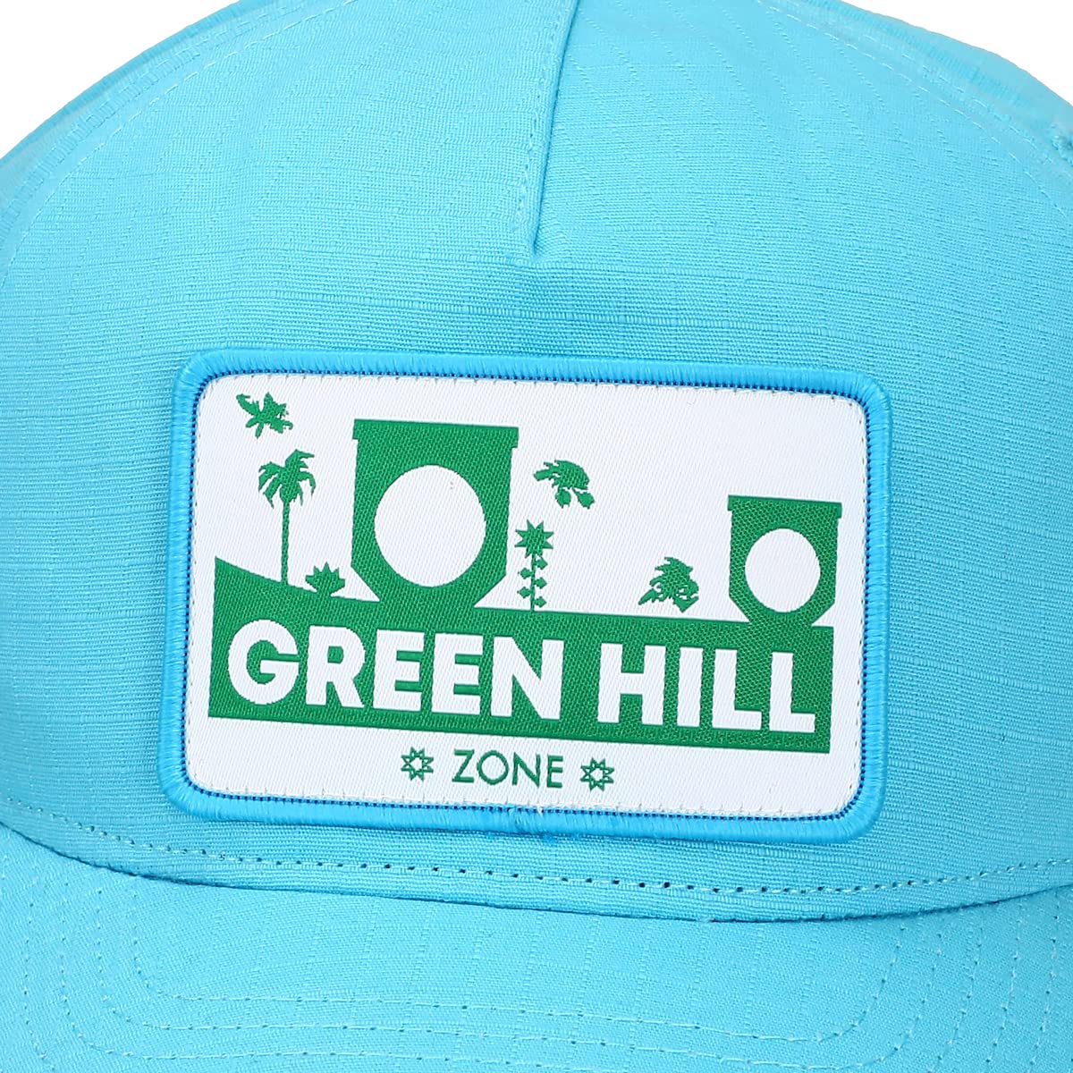 Bioworld Sonic The Hedgehog Green Hill Zone Sky Blue Snapback Hat