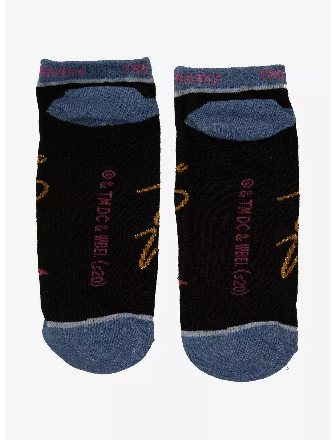 DC Comics Wonder Woman 1984 Glitter No-Show Socks