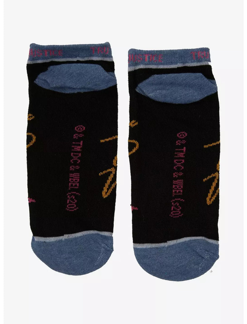 DC Comics Wonder Woman 1984 Glitter No-Show Socks