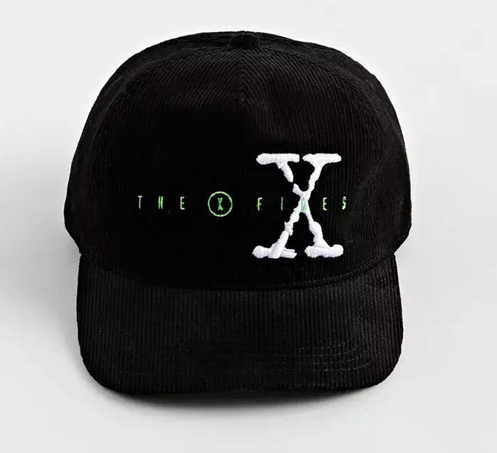 The X-Files Corduroy Baseball Hat 5 Panel Slouch DAd