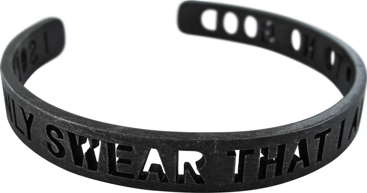 Harry Potter "I Solemnly Swear I Am Up to No Good" Marauders Cuff Bracelet