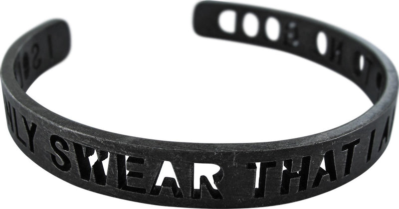 Harry Potter "I Solemnly Swear I Am Up to No Good" Marauders Cuff Bracelet