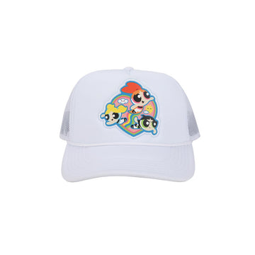 Bioworld Powerpuff Girls Women's Mesh Trucker Hat White
