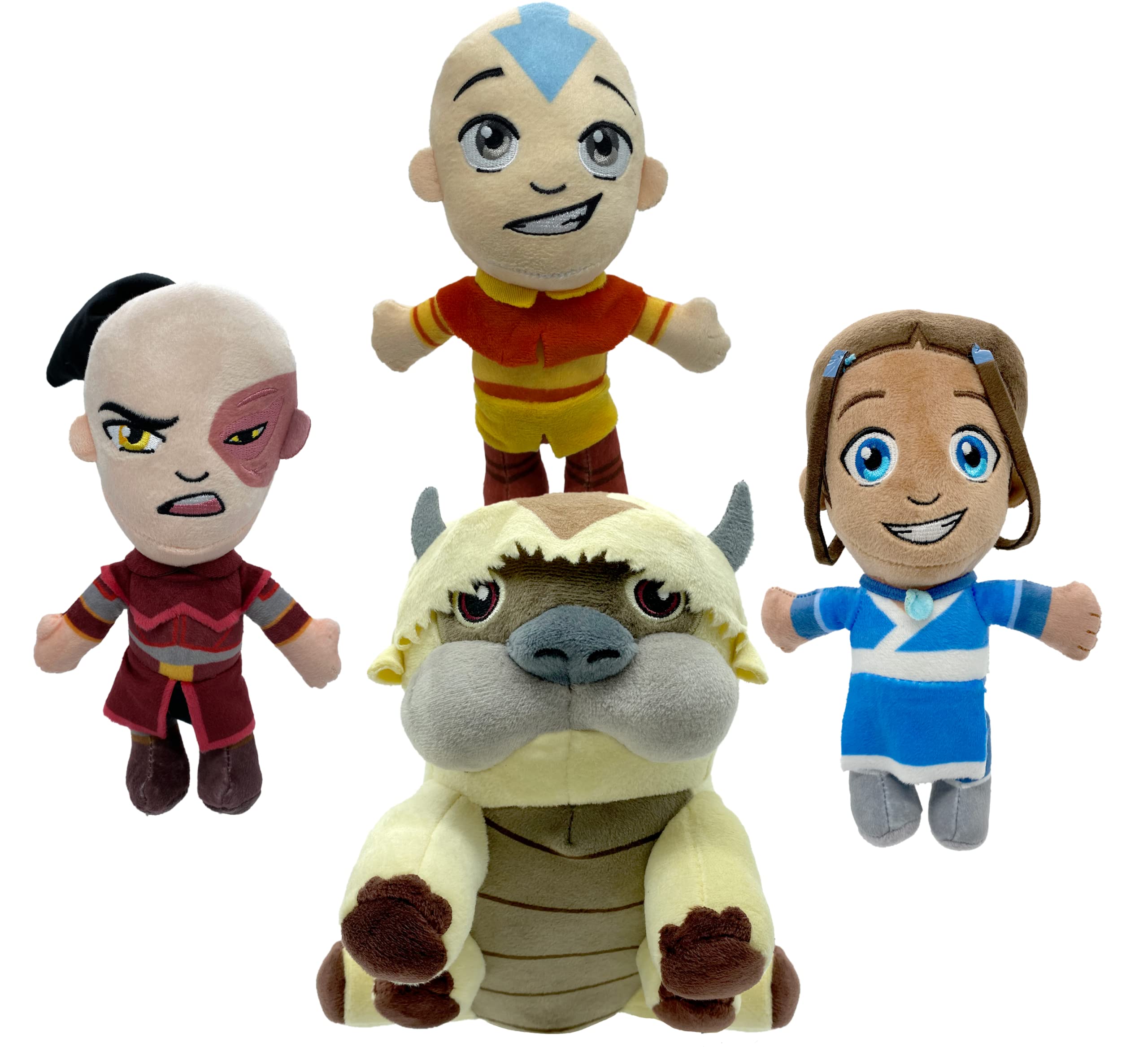 JINX Avatar: The Last Airbender Aang Small Plush Toy, 7.5-in Stuffed Figure from Nickelodeon TV Series for Fans of All Ages